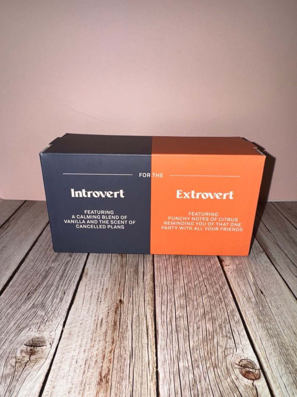 Room Essentials Personalities Soy Blend Candle 2-Pack Introvert and Extrovert - Picture 2 of 5